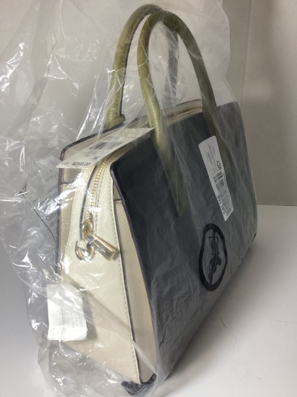 Michael Kors Laila Medium Color-Block Leather Satchel Handbag - Picture 6 of 10